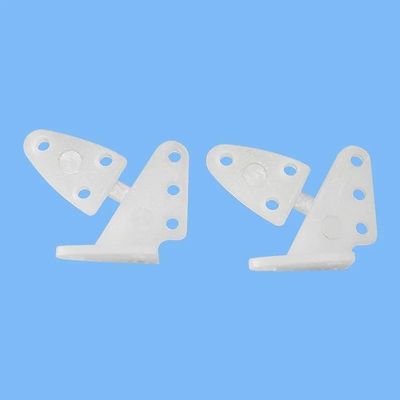 BrewJa 10 Pcs Nylon Pin Horn/Zip Horns Without Screws 3 Hole/4 Hole RC Airplanes Parts Electric Planes Foam Model Accessories (Color : 10 pcs 13.5x16)