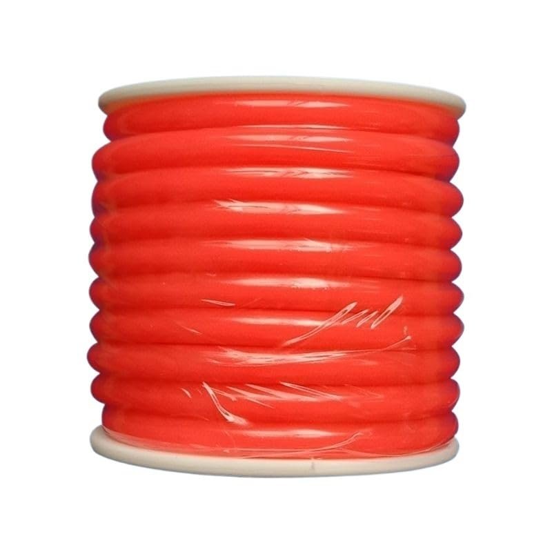 BrewJa 1 Roll 5 Meters Silicon RC Nitro Fuel Line for RC Accessories (Color : Orange red)