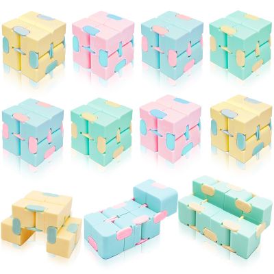 28 Pack Infinity Magic Toys for Kids, Hand Held Magic Sensory Stress Cube Toys- Anxiety Stress Relief Fidgeting Games for Teens Boys Girls Classroom Exchange Gifts Party Favors