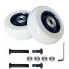 2 pcs Caster Wheels Replacement 76mm x 30mm for Shift [V1+]/Crazy Cart [V7+] and Crazy Cart XL [V3+] - Set of 2 Premium Replacement Wheelsparts W25143401048-Replace reliable parts for Krazy Kart. (2) view 1