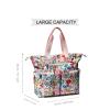 ESVAN Diaper Tote Bag Backpack 2 in 1 for Women Multifunctional Large Capacity with Insulated Pockets Travel view 2