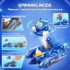 Super Wings Jerome Spinning Battling Tops & Cars Toys, Blue Car Toys Little People Race Toy Cars for Kids Age 3+ Boys, Best Gifts for Kids Boys Girls view 2