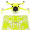 WRAPGRADE Skin Stickers Compatible with DJI Mini 4 Pro | Full Wrap (Neon Yellow) view 1