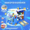 Super Wings Season 7 New Super Pets' Mini BaseTransforming Playset from Bus to Aircraft, with Super Pet Jett & Dizzy, Role Play Toys for Kids, Gifts for Girls Boys Age 3+ view 3