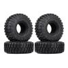 4Pcs 121 * 45MM Soft Rubber Tyre 1.9" Wheel Rock Terrain Tire for 1/10 RC Crawler Car for for Traxxas TRX-4 Axial SCX10 90046 Modification Accessories view 1