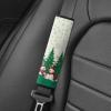 STUOARTE Christmas Tree Car Seat Belt Cover for Kids, Snowman Snowflake Print 2 Packs Neoprene Car Seatbelt Pads Soft Comfort Seat Belt Cushion for Children, Car Seat Belt Shoulder Neck Pads Cover view 4