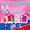 Super Wings Dizzy Rescue Helicopter Hospital PlaysetsAirplane Pet Care Play Sets Doctor Kit for Kids 3-5, 20+ Accessories Pretend Dr Kit for Toddlers, Gifts for Girls Boys 3-7 Years Old view 2