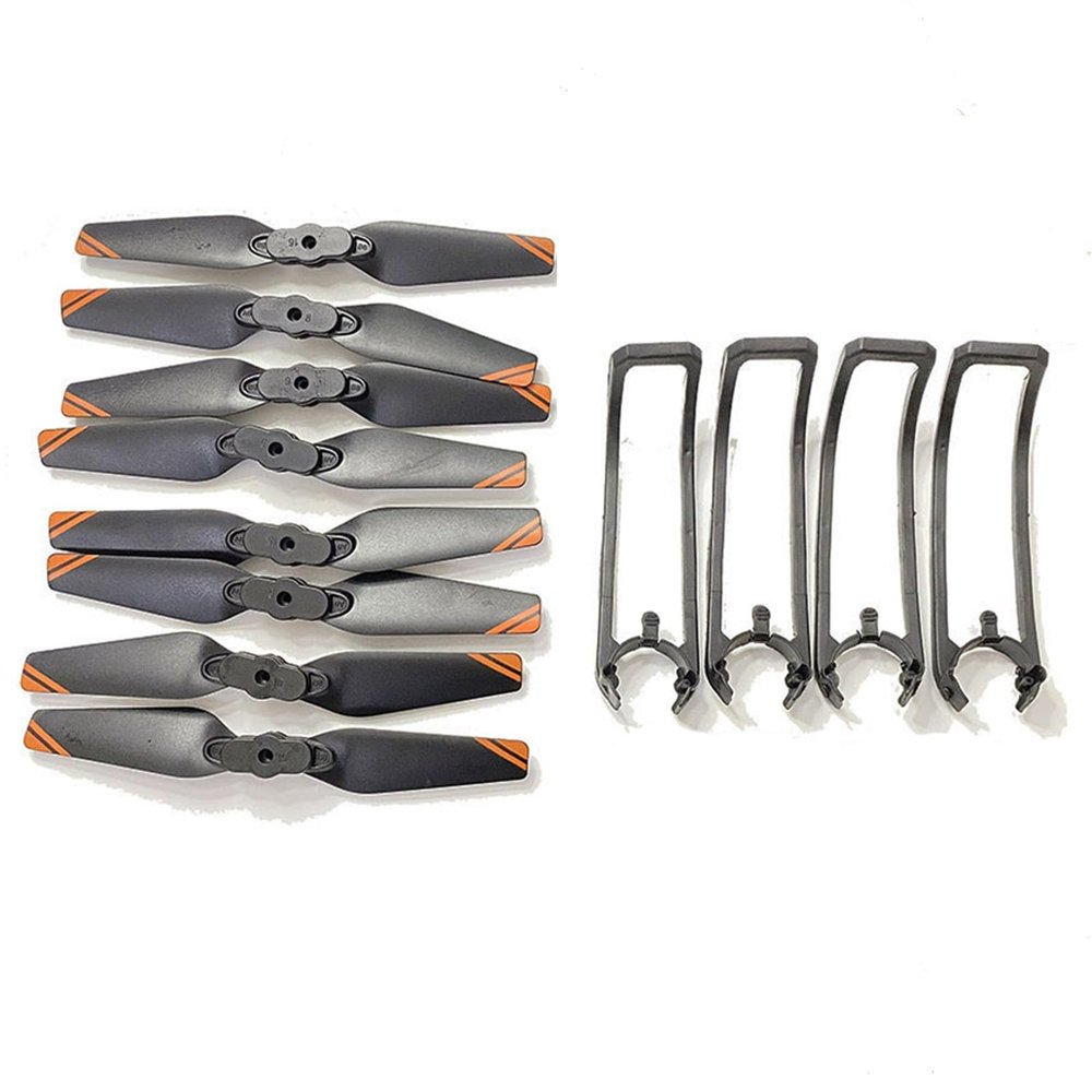 DAYUDDRICAR Drone Propellers Kit, RG107 Pro / XT9 Mini Drone Spare Part Drone Propeller Blade Protective Frame Spare Part Kit Replacement fit for RG107 Pro / XT9 RC Drone Accessories
