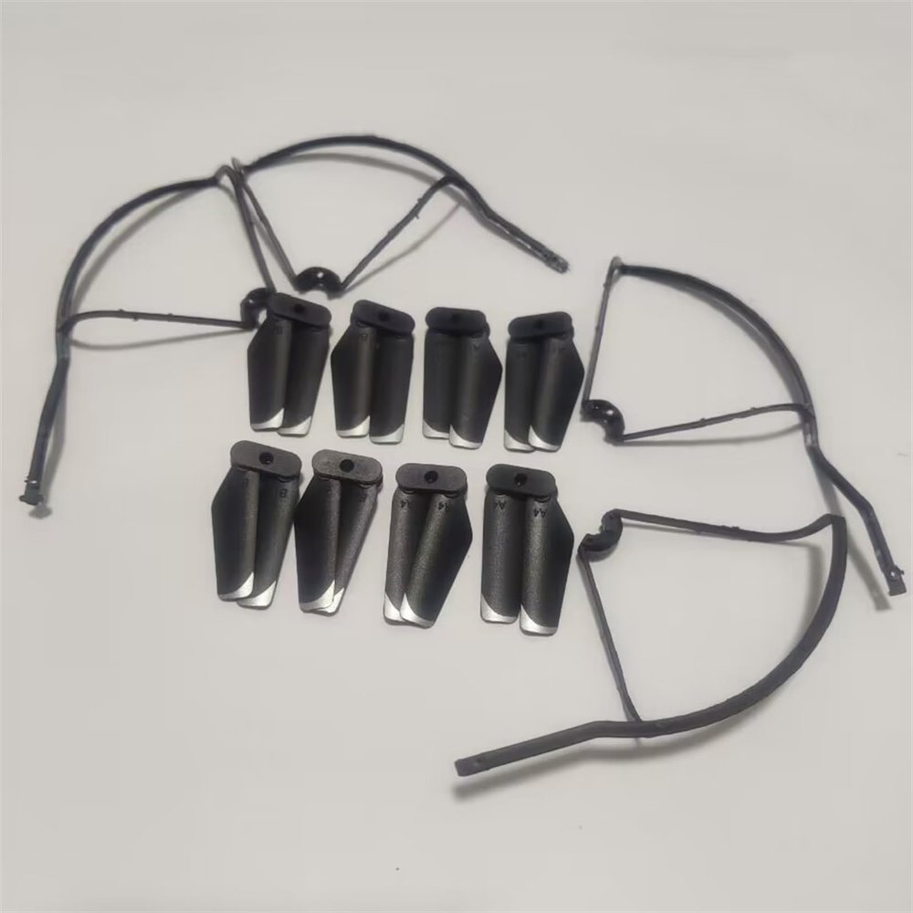 DAYUDDRICAR Drone Propeller Kit, S128 Mini Drone Propeller Protective Frame Guard Kit Drone Propeller Blade Repalcement Part for S128 Mini Drone Accessories Spare Part
