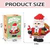 2024 Christmas Toys Building Blocks Santa Claus and Snowman Micro Blocks Stacking Toy view 2