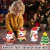 2024 Christmas Toys Building Blocks Santa Claus and Snowman Micro Blocks Stacking Toy view 4