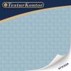 3 Sheets Self-Adhesive Wall Tiles, Bathroom Tiles, Kitchen Tiles, Metro Tiles for Dollhouses, Scale 1:12 (Light Blue Metro Tiles) view 2