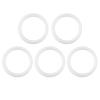 20pcs Baby Pacifier Safy, Silicone Safe O Rings Dummy Pacifier Chain Clips Adapter Holder for Baby Show or Birthday Gift, Soft Baby Relief Teether Holder (Transparent) view 2