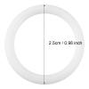 20pcs Baby Pacifier Safy, Silicone Safe O Rings Dummy Pacifier Chain Clips Adapter Holder for Baby Show or Birthday Gift, Soft Baby Relief Teether Holder (Transparent) view 3
