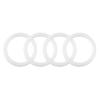 20pcs Baby Pacifier Safy, Silicone Safe O Rings Dummy Pacifier Chain Clips Adapter Holder for Baby Show or Birthday Gift, Soft Baby Relief Teether Holder (Transparent) view 4