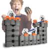 Blaster Blocks: Castle Pack - Buildable & Destroyable Targets for Nerf Guns - for Kids Aged 6+ - Extreme Target Game & Challenge - Fun Shooting Practice Accessories for Dart Ball Gel Ammo view 1