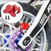 XSYGO Upgrades Aluminum Rear Caliper for LOSI 1/4 Promoto-MX Motorcycle RTR Replace Parts (Replace Part Los264000) (Red) view 4
