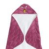30 x 30 in. Unisex Magenta Monster Soft & Absorbent Hooded Baby Towel view 1