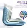 Silicone Baby Spoons First Stage - Self Feeding Utensils for Infants - Soft & Gentle on Gums - BPA Free Set (Pastel6) view 2