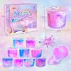 36 Pack Unicorn Slime Kit Party Favors for Kids Slime Cup Bulk Stretchy Non-Sticky DIY Stress Relief Putty Toy Christmas Holiday Birthday Goodie Bag Stuffer Classroom Reward for Girls Boys view 2
