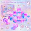 36 Pack Unicorn Slime Kit Party Favors for Kids Slime Cup Bulk Stretchy Non-Sticky DIY Stress Relief Putty Toy Christmas Holiday Birthday Goodie Bag Stuffer Classroom Reward for Girls Boys view 3