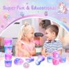 36 Pack Unicorn Slime Kit Party Favors for Kids Slime Cup Bulk Stretchy Non-Sticky DIY Stress Relief Putty Toy Christmas Holiday Birthday Goodie Bag Stuffer Classroom Reward for Girls Boys view 4