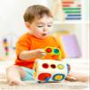 Vanmor 10-in-1 Busy Cube for 18+ Months Toddlers - 8-Sided Montessori Sensory Activity Cube with Fine Motor Skills Learning, Travel Fidget Toys for Airplane Car Seat, Gift for Boys Girls view 4