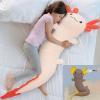 MaoGoLan Giant Axolotl Plush Toy Stuffed Animal, Huge Axolotl Body Pillow for Kids Girl Boy, Big Salamander Plush Glow in The Dark, Birthday Valentine Christmas Party Gifts Pink view 1