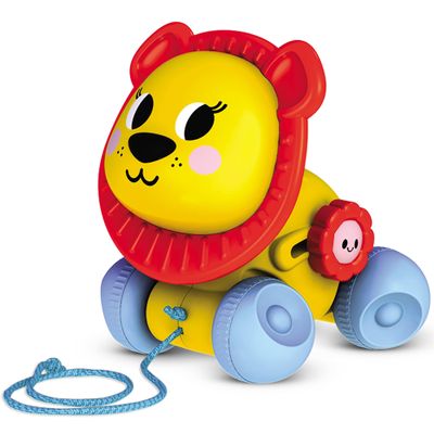 Kids Hits Educational Toddler Push and Pull Toy (Lion)
