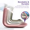 Baby Spoons First Stage Silicone Baby Spoon  Self Feeding Baby Utensils  Infant Spoons First Stage Baby Feeding Spoon - Soft & Gentle on Gums - BPA Free Silicone Baby Spoons Set (Pastel7) view 2