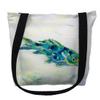 13 x 13 in. Blue Koi Small Tote Bag view 1