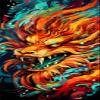 5D Chinese Dragon Diamond Painting Kits for Adults, Full Drill Diamond Art Kits, Fall Wall Decor Paint by Numbers Embroidery Kit, DIY Diamond Arts and Crafts Painting for Gift Room Decor(40x80in)-Y96 view 1