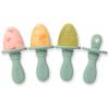 PrimaStella Silicone Petite Pops - Baby Popsicle Mold - BPA Free - Dishwasher Safe - 4 months+ (Sage Green Teether Pops) view 1