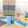 6 in 1 Soft Climb and Crawl Foam Playset, Play Equipment Climb and Crawl Playground, Foam Climbing Blocks for Preschools, Toddlers, Kids Crawling and Climbing Indoor Active Play Structure view 1