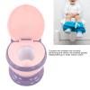 Baby Toilet, Baby Potty, Potty Training Toilet, Emulational Large Size Universal Detachable Removable Potty Pot Toddler Potty Chair for Toddler Infant Baby Kids(Pink Purple) view 3
