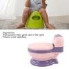 Baby Toilet, Baby Potty, Potty Training Toilet, Emulational Large Size Universal Detachable Removable Potty Pot Toddler Potty Chair for Toddler Infant Baby Kids(Pink Purple) view 4