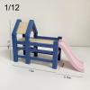 1/12 Scale Dollhouse Furniture Chair 1/12 Dollhouse Miniature Model Furniture 1 12 Scale Mini Miniature Dollhouse Cradles Bed, Dollhouse Slide view 2