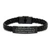 Appreciation Juggling Gifts, If You Wanted Me to, Juggling Braided Leather Bracelet From Friends, Engraved Bracelet For Friends, Juggling balls, Juggling props, Juggling equipment, Juggling supplies, view 1