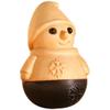 ABOOFAN Charming Snowman Tumbler Ornament Delightful Desktop Decor Vibrant Holiday Figure for Home Office for Christmas Festive Celebrations view 1