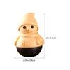 ABOOFAN Charming Snowman Tumbler Ornament Delightful Desktop Decor Vibrant Holiday Figure for Home Office for Christmas Festive Celebrations view 2