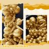 170 Pieces Gold Balloons Different Sizes 5 10 12 18 Inch Gold Balloon Arch Metallic Gold Balloons Gold Latex Balloons for Birthday Wedding Baby Shower Party Decorations view 3