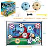 Anehono Soccer Ball Game Mat Set, Sticky Soccer Ball Indoor Target Toss Party Game, Sports Toys and Gift for Kids Boys Girls for 3 4 5 6 7 8 Year Old Boy Toys Birthday view 2