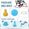 Lewtemi 12 ft Extra Large Non Slip Splash Pad 144" for Adult and Dog Giant Thicken Sprinkler Pool Summer Outdoor Fun Backyard Fountain Mat for Pet Dog(Square Style) view 4