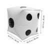 ibasenice 6pcs Dice Shaped Foil Balloons for Themed Party Decorations Aluminum Balloons for Game Night Celebrations view 2