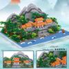 Pasyru Chinese Architecture Micro Building Blocks Set, 3884PCS Erhai Micro Building Set, Classical Famous Collection Model, Creative Building Toys Model Set Gifts for Adults and Teens (8249) view 2