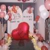 BEISHIDA 55 inch Large Heart Balloons Huge Heart Shaped Balloon with Writing Red Heart Shape Balloons Neutral Love Balloon for Proposal Marriage Valentines Day Birthday Party Decorations 1 Pcs view 3