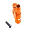 Traxxas 7747-ORNG - Aluminum Steering Servo Horn, Orange view 1