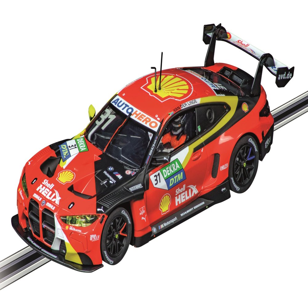 Carrera 27746 BMW M4 GT3 Schubert Motorsport No.31 DTM 2022 1:32 Scale Analog Slot Car Racing Vehicle Evolution Slot Car Race Tracks