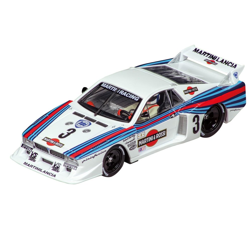 Carrera 27734 Lancia Beta Montecarlo Turbo Martini Racing No.8 1981 1:32 Scale Analog Slot Car Racing Vehicle Evolution Slot Car Race Tracks