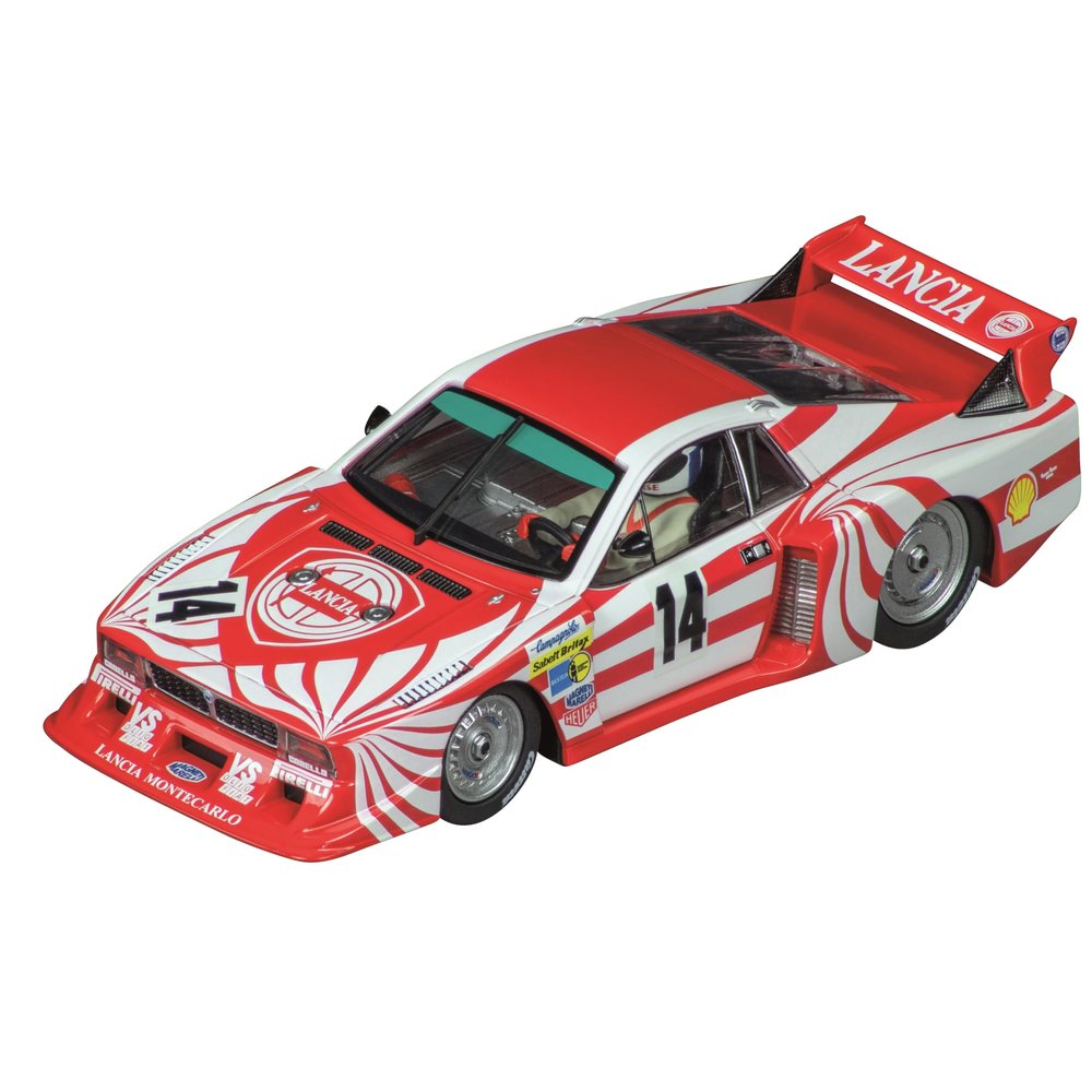Carrera 27733 Lancia Beta Montecarlo Turbo M.Alboreto/W.Rhrl No.2 6h Mugello 1980 1:32 Scale Analog Slot Car Racing Vehicle Evolution Slot Car Race Tracks